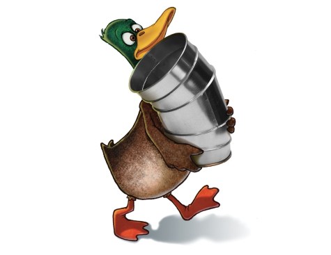 duck carrying ductwork
