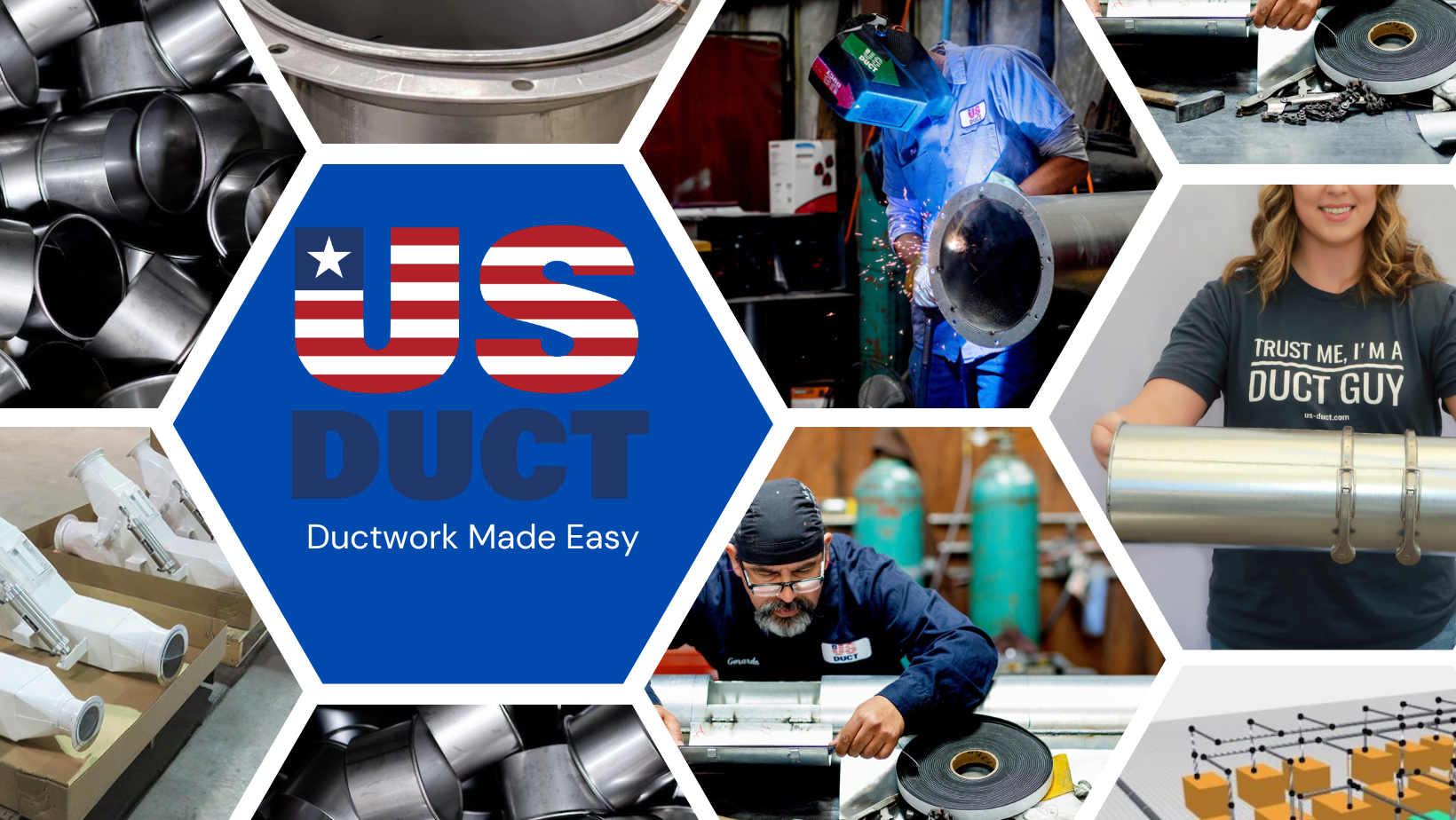 US Duct logo and product image
